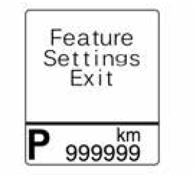 Feature Settings Exit (wyjście z trybu ustawień)
