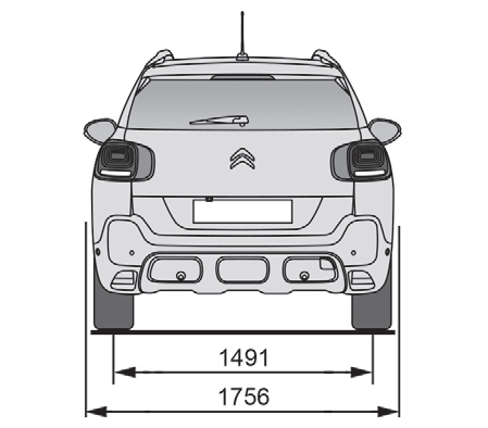 Citroen C3 Aircross: Dane Techniczne - Citroen C3 Aircross - Instrukcja Obslugi