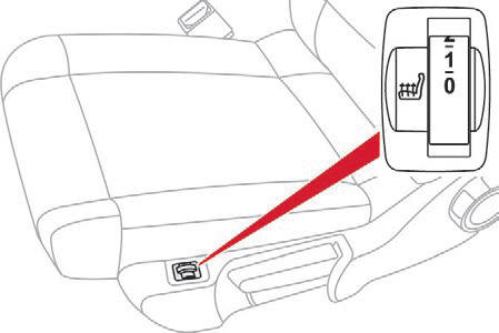 Citroen C3 Aircross: Podgrzewane Siedzenia - Siedzenia Przednie - Ergonomia I Komfort - Citroen C3 Aircross - Instrukcja Obslugi