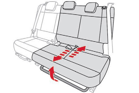 Citroen C3 Aircross: Siedzenia Tylne - Ergonomia I Komfort - Citroen C3 Aircross - Instrukcja Obslugi