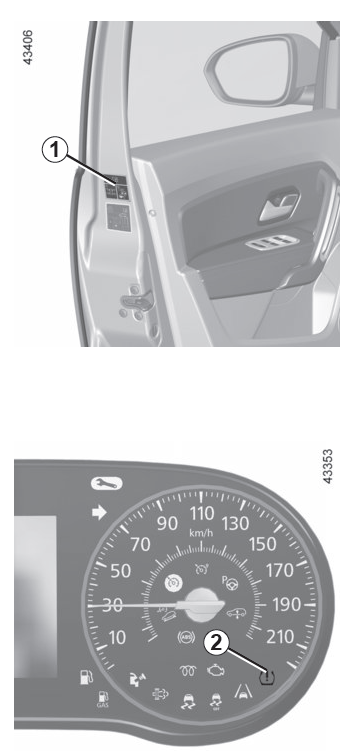 Dacia Duster: System Kontroli Ciśnienia W Oponach - Jazda Samochodem - Dacia Duster - Instrukcja Obslugi