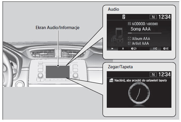 Ekran Audio/Informacje