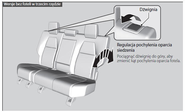 Fotele w drugim rzędzie