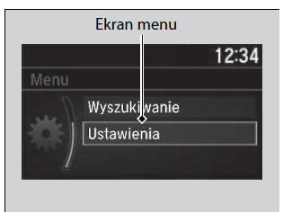 Podstawowa obsługa systemu audio (wersje z systemem audio z kolorowym wyświetlaczem)