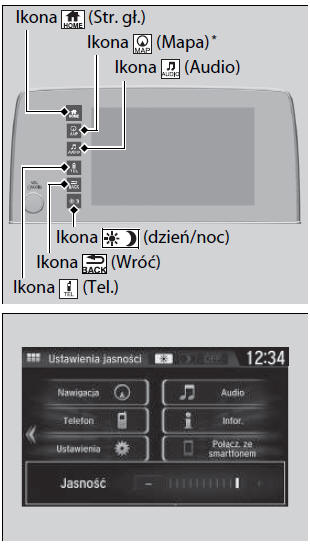 Podstawowa obsługa systemu audio (wersje z wyświetlaczem audio)