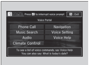 Ekran Voice Portal (Portal głosowy)
