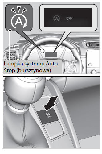 Włączenie/wyłączenie systemu Auto stop