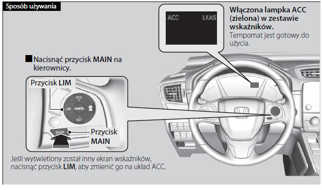 Tempomat adaptacyjny (ACC)