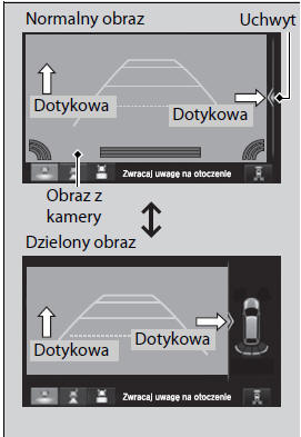 Układ czujników parkowania