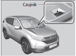 Czujniki automatycznego układu kontroli temperatury i wentylacji