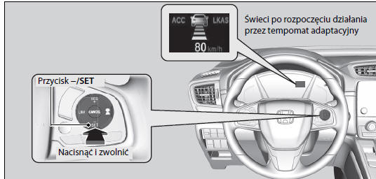 Ustawianie prędkości pojazdu