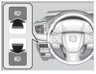 Honda Cr-V: Wycieraczki I Spryskiwacze - Obsługa Urządzeń Do Sterowania I Kontroli (W Pobliżu Kierownicy) - Elementy Sterujące - Honda Cr-V - Instrukcja Obsługi