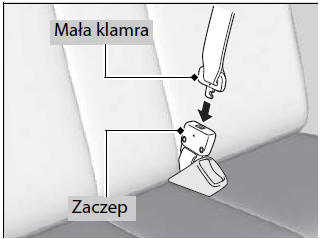 Zapinanie pasa bezpieczeństwa