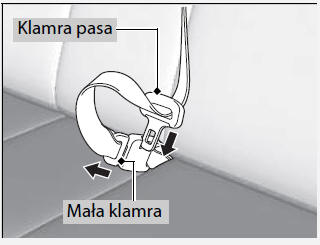 Zapinanie pasa bezpieczeństwa